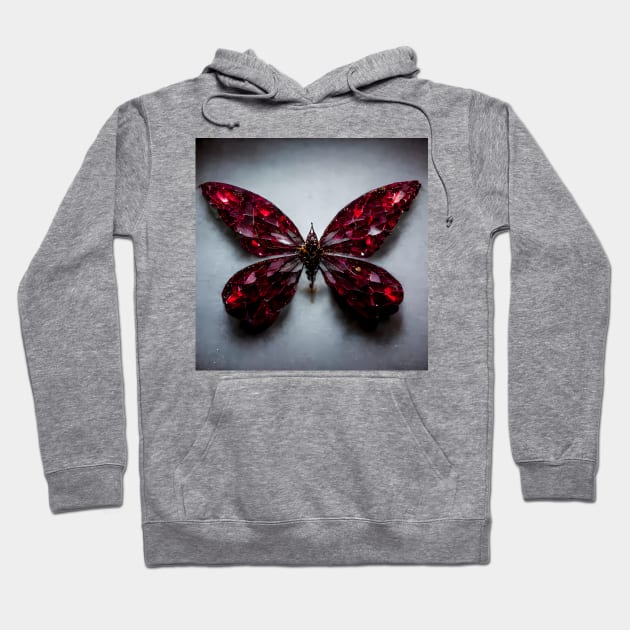 Ruby Butterfly Hoodie by Happy Woofmas